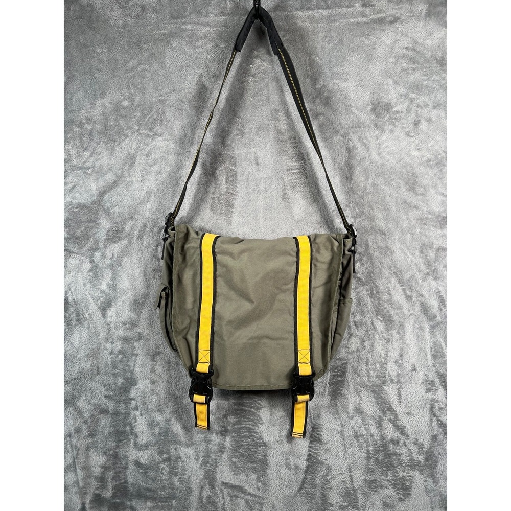 Gap Messenger Bag Vintage Crossbody School Y2K Biker Green Travel Nylon Gem